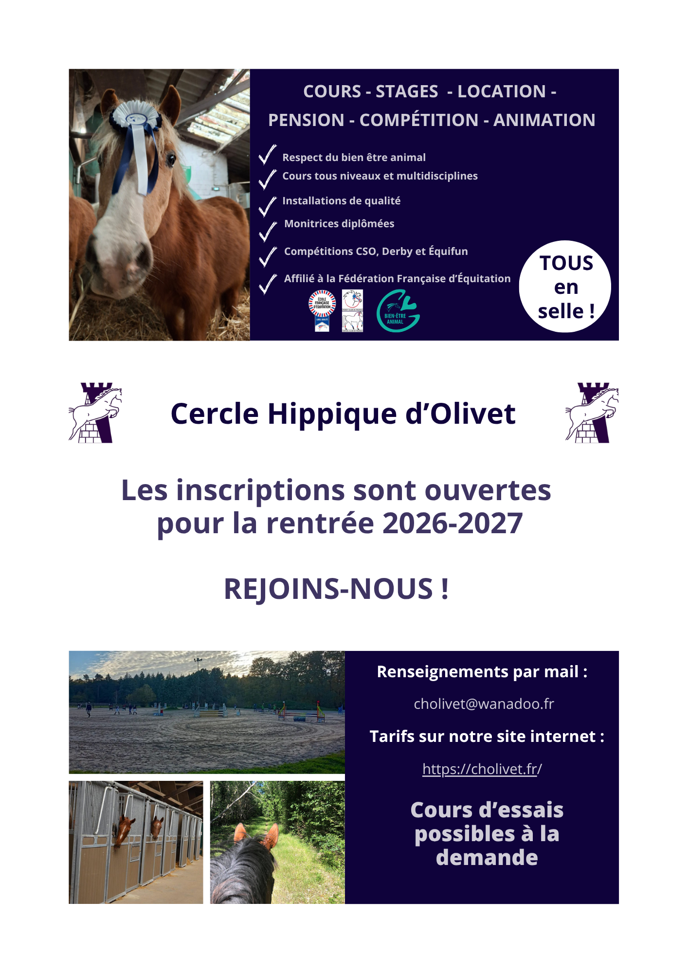 Inscriptions 2026-2027